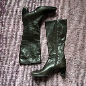 Dark Brown Buttery Leather Stuart Weitzman 2" Heel Size 6B